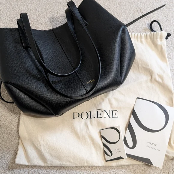 Polene Cyme Mini Textured Black - Picture 6 of 16